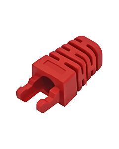 Linkbasic RJ45 Red Crimp Boot - (50 Per Pack)