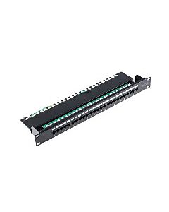 Cattex 24 Port Patch Panel Cat6 Fully Populated