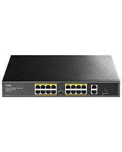 Cudy 18 Port with 16 PoE 190W 2 Gigabit 1SFP Combo Switch