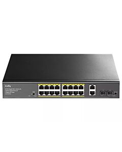 Cudy 16 Port Gigabit PoE 180W 2 Gigabit 2SFP Switch 