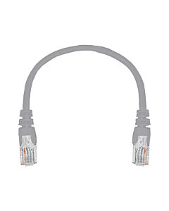 22cm UTP Cat5e Flylead Grey - (10 Per Pack)