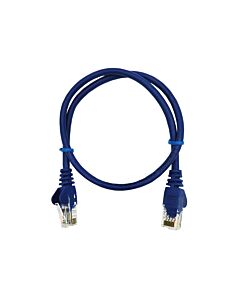 50cm UTP Cat5e Flylead Blue - (10 Per Pack)