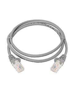 CAT5e 1 Meter UTP Patchleads / Flyleads | Grey - (10 Per Pack)