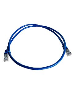 CAT5e 1 Meter FTP Patchleads / Flyleads Blue - (10 Per Pack)