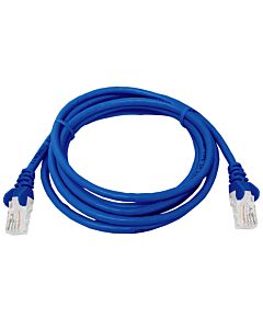 CAT5e 2 Meter UTP Patchleads / Flyleads Blue - (10 Per Pack)