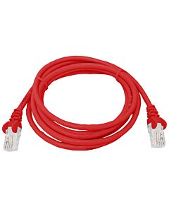 CAT5e 2 Meter UTP Patchleads / Flyleads Red - (10 Per Pack)