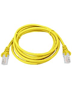 CAT5e 2 Meter UTP Patchleads / Flyleads Yellow - (10 Per Pack)