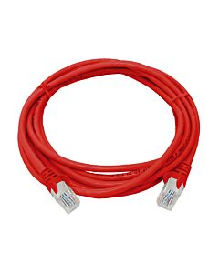 CAT5e 3 Meter UTP Patchleads / Flyleads | Red - (10 Per Pack)