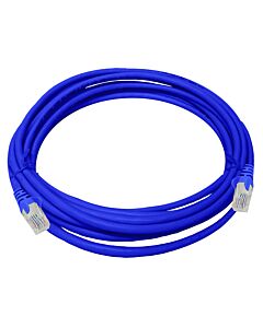 CAT5e 5 Meter UTP Patchleads / Flyleads | Blue - (10 Per Pack)
