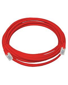 CAT5e 5 Meter UTP Patchleads / Flyleads | Red - (10 Per Pack)
