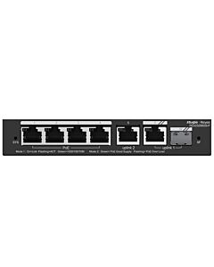 Reyee 6 Port Gigabit with 4 PoE 54W 1SFP Combo Port Smart Managed Switch 