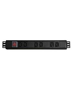 6-Way C13 IEC PDU – IEC C13 Plug | Network Rack Power Strip