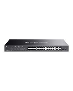 TP-Link Omada 24-Port 10/100 Mbps + 4-Port Gigabit Smart Switch with 24-Port PoE+