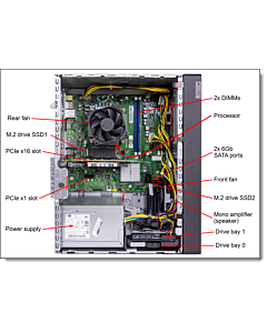 Lenovo ThinkSystem ST45 V3 Tower Server AMD EPYC 4124P 16GB DDR5 2TB SATA