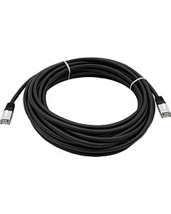 CAT5e 10M Shielded UV Protected Patchleads / Flyleads | Black - (10 Per Pack)