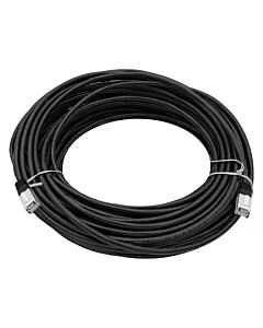 CAT5e 30M Shielded UV Protected Patchleads / Flyleads | Black - (10 Per Pack)
