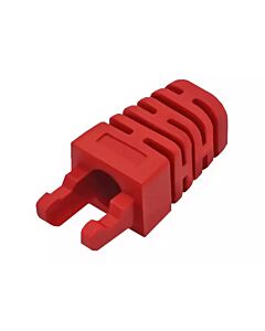 Linkbasic RJ45 Red Crimp Boot - (50 Per Pack)