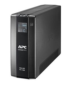 APC Back-UPS Pro, 1300VA/780W, Tower, 230V, 8x IEC C13 outlets, AVR, LCD, User Replaceable Battery