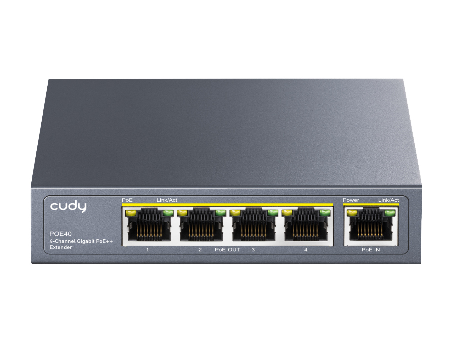 Cudy 4 Port Gigabit PoE 1x PoE Input 60W Switch 