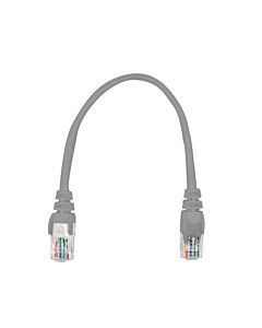 22cm UTP Cat5e Flylead Grey - (10 Per Pack)