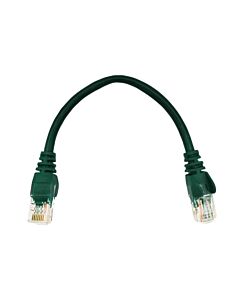 22cm UTP Cat5e Flylead Green - (10 Per Pack)