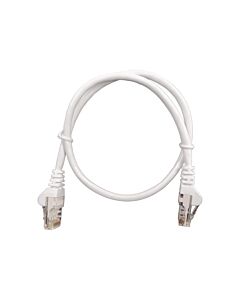22cm UTP Cat5e Flylead White - (10 Per Pack)