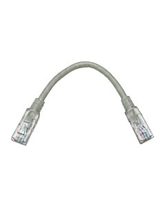 Linkbasic 22cm UTP Cat6 Flylead Grey