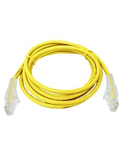 CAT6 1 Meter UTP  Patchleads / Flyleads Yellow   - (10 Per Pack)