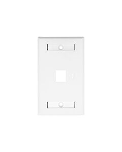 Linkbasic One Port Faceplate 115 x 70mm  - (50 Per Pack)