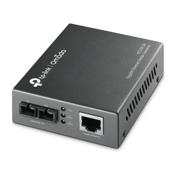 TP-Link Omada 10/100/1000 Mbps RJ45 to 1000 Mbps Multi-mode SC Fiber Converter