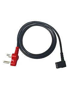 1.8m Right Angled IEC Power Cord With Dedicated Plug Top