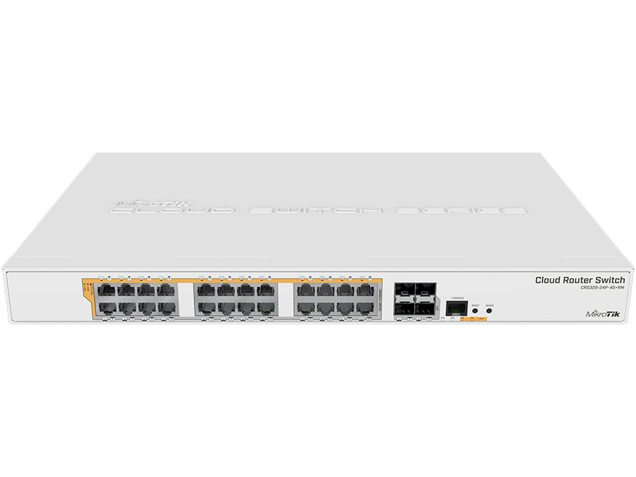 MikroTik Cloud Router Switch 24 Port PoE 450W 4SFP+