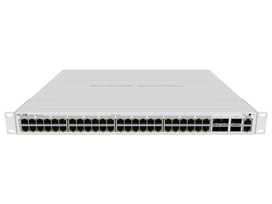 MikroTik Cloud Router Switch 48 Port PoE 700W 4SFP+ 2 QSFP+