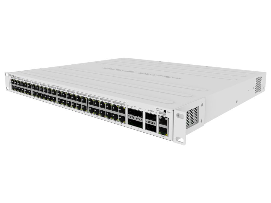 MikroTik Cloud Router Switch 48 Port PoE 700W 4SFP+ 2 QSFP+