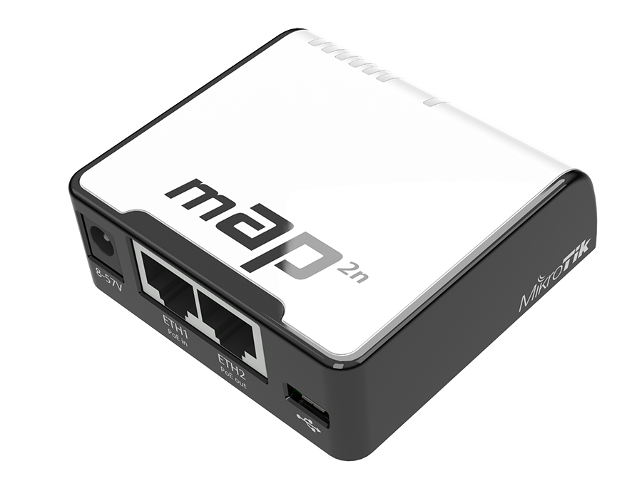 MikroTik mAP 2.4GHz  1.2dBi USB PoE WiFi AP 