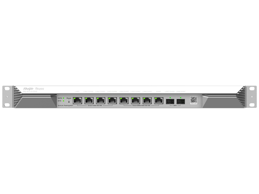 Reyee 8 Port Multi Gigabit 2SFP+ Multi-WAN Cloud Router 