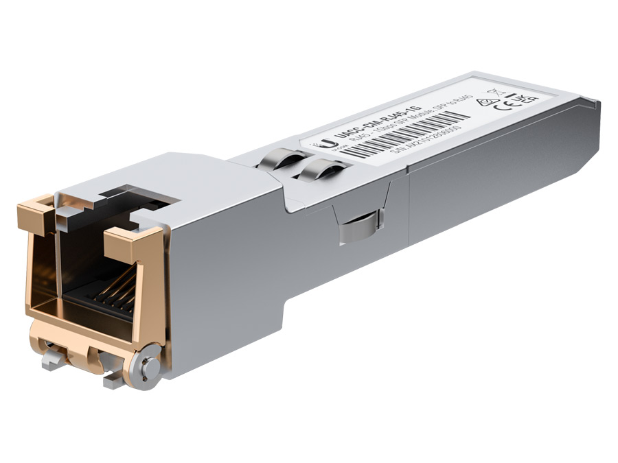 Ubiquiti 1.25G SFP to RJ45 Gigabit Ethernet Module 