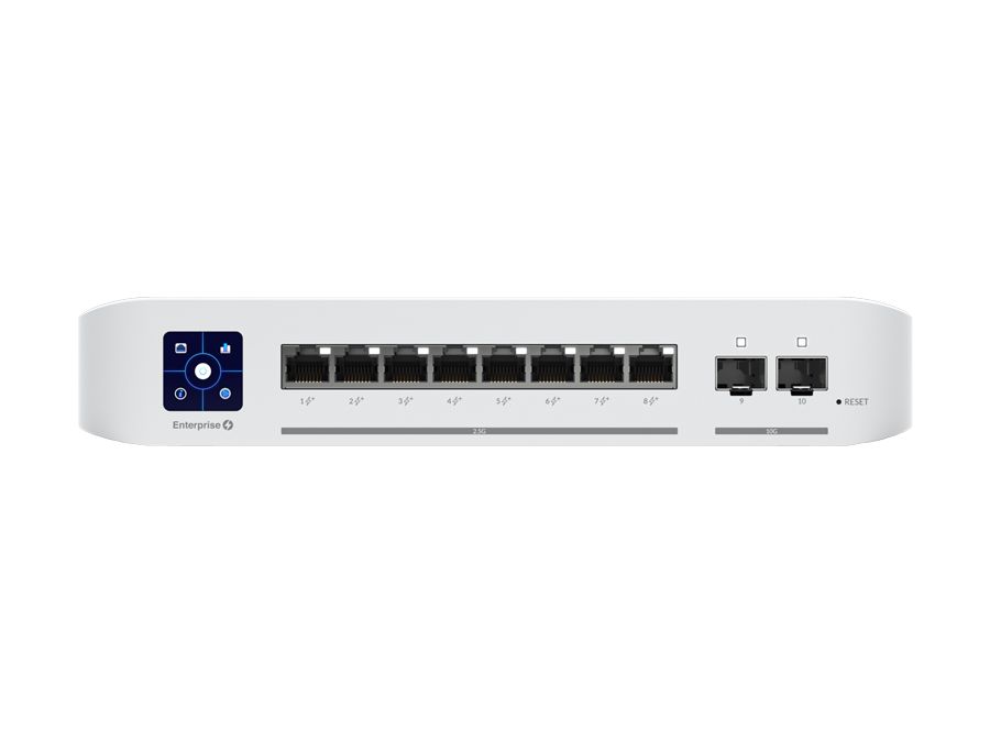 Ubiquiti 8 Port 2.5Gbps POE 120W 2SFP+ UniFi Enterprise Switch