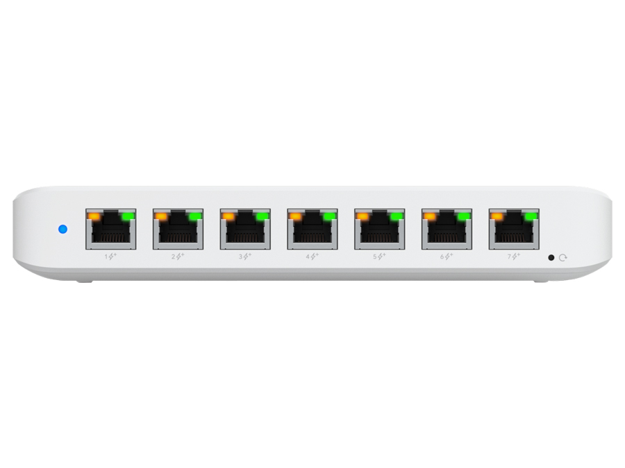 Ubiquiti UniFi Switch Ultra 8 Port Gigabit 1PoE Input 7 PoE Out 202W 