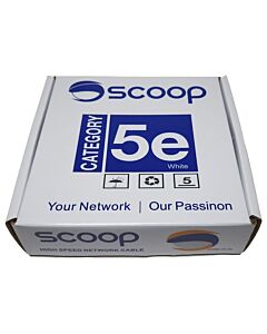 100m Box Cat5e CCA White UTP Network Cable
