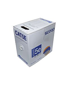 305m Box Cat5e CCA White UTP Network Cable