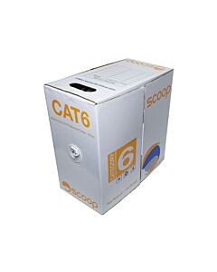 305m Box Cat6 CCA White UTP Network Cable
