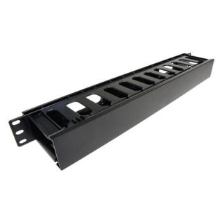 1U Cable Managers - Black Slide on Cover, CAB-MAN