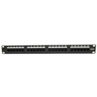 Cattex 24 Port Patch Panel Cat6 Fully Populated