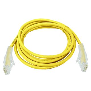 10 Pack - CAT5e  1 Meter UTP Patchleads / Flyleads | Yellow  