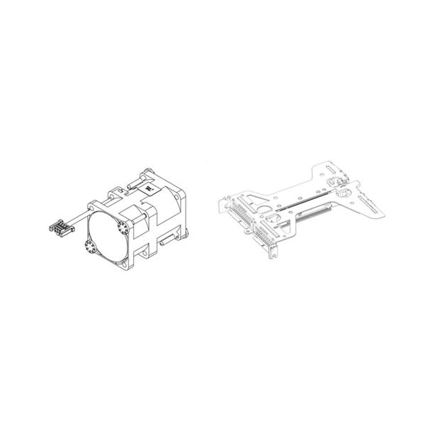 Riser Config 2 Butterfly Gen4 Riser (x8/x8) PowerEdge R360 CK
