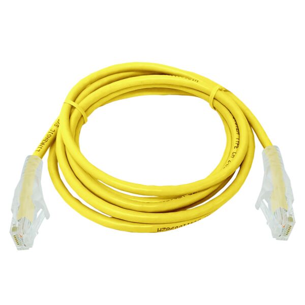 CAT6 2 Meter UTP Patchleads / Flyleads Yellow - (10 Per Pack)