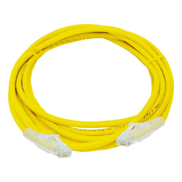 CAT6 3 Meter UTP  Patchleads / Flyleads Yellow   - (10 Per Pack) | FLY-6-3Y