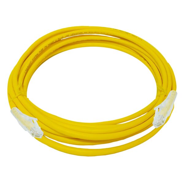CAT6 5 Meter UTP  Patchleads / Flyleads Yellow   - (10 Per Pack) | FLY-6-5Y