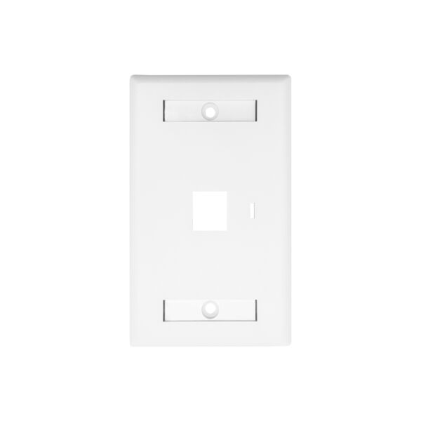 Linkbasic One Port Faceplate 115 x 70mm - (50 Per Pack)